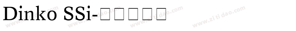 Dinko SSi字体转换